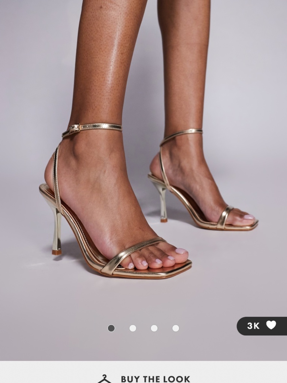 Asos Simmi Gold heel sandals